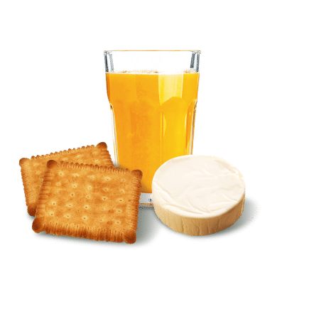 goûter jus d'orange petit beurre