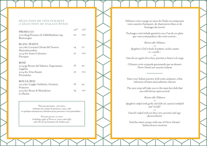 Le Grand Déjeuner à l’italienne du Royal Monceau