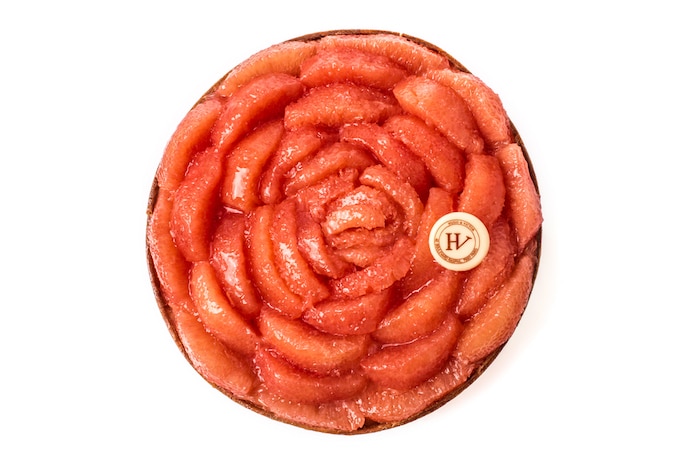 Tarte pétale de pamplemousse