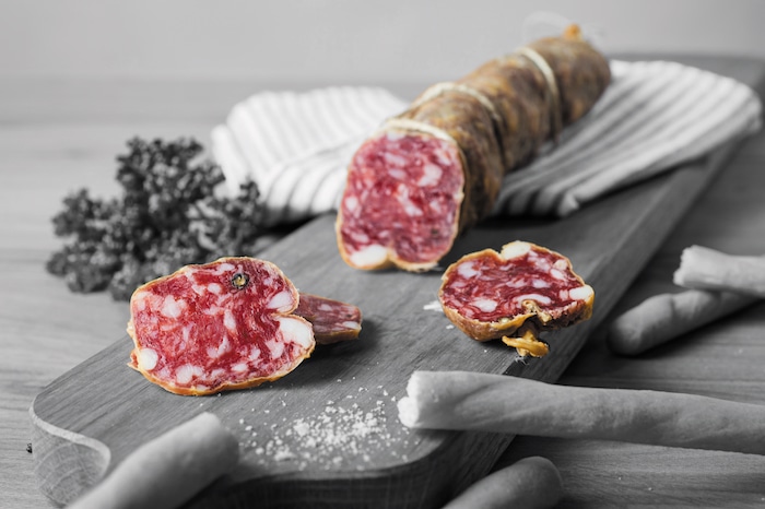 Le saucisson italien Les Toques Blanches du Monde