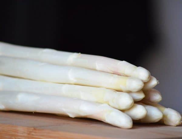 asperges à tête blanches