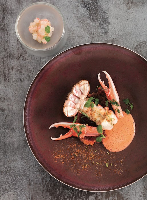 Langoustines de Christophe Bacquié