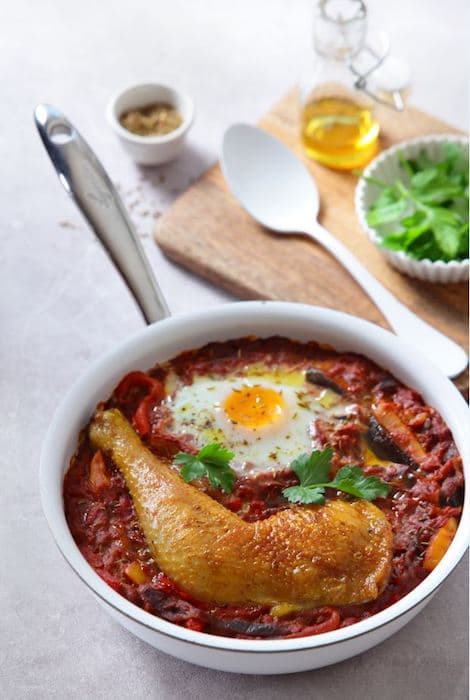recette de Chatchouka au poulet