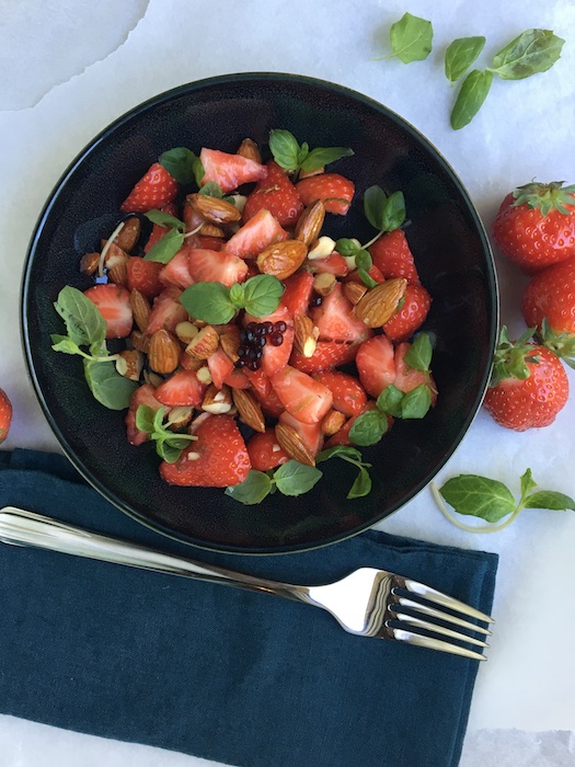 recette de salade de fraise