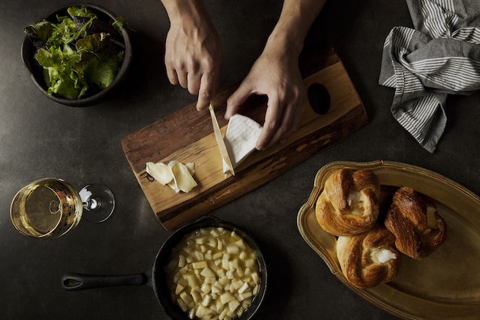 Buns au Brie et aux poires