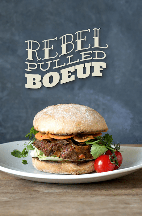 Rebel Pulled Burger Ellis Gourmet Burger