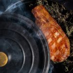 Côte de Cochon fumée au thym