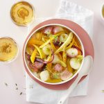 Légumes glacés au cidre