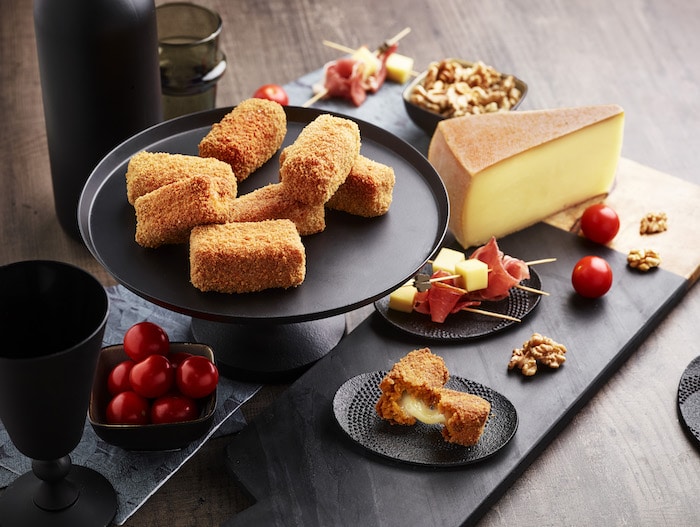 Croquettes de potimarron et raclette
