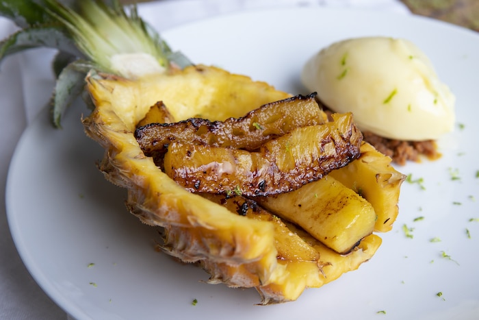 Ananas rôti Au Top