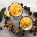 Panna cotta orange et mangue
