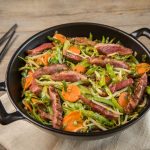 Tendre magret en wok