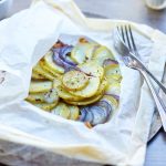 recette de Pommes de terre en papillote