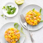 recette de tartare de saumon à la mangue