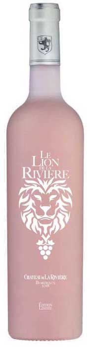 Le Lion de La Rivière rosé du Château de La Rivière