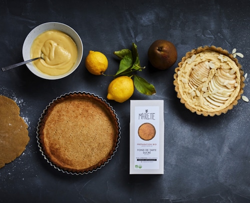 2 Préparation pour fond de tarte sucrée
