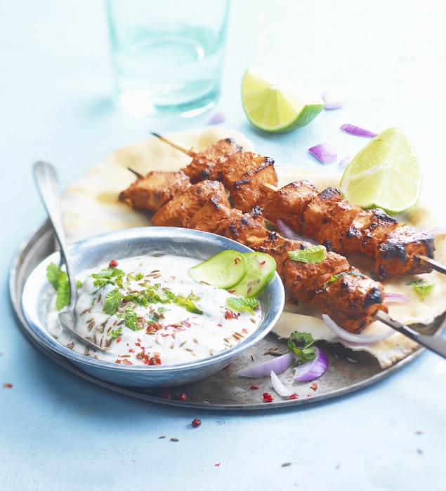 recette_de_brochettes_de_poulet_tandoori recette de Brochettes de poulet Tandoori