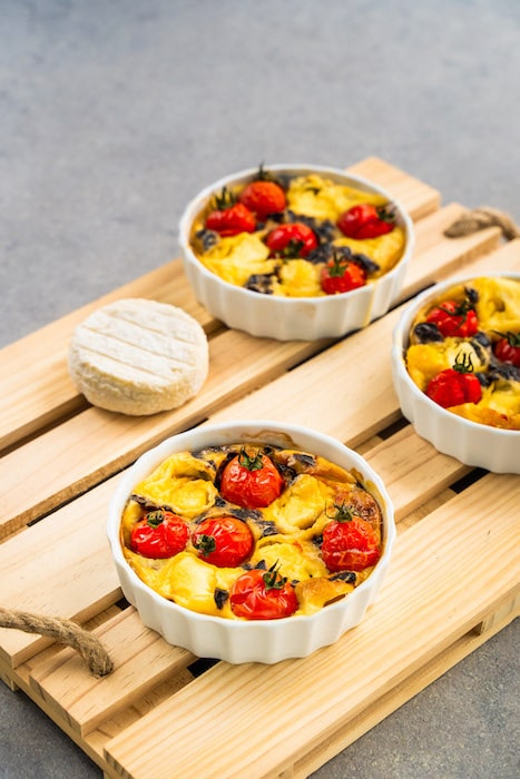 recette de Clafoutis de Saint-Marcellin aux tomates