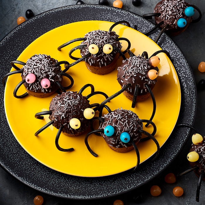 recette de Muffins araignées en chocolat