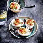 recette d'Oeufs mimosa à l’olive noire