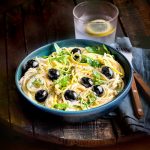 recette de Spaghetti à la crème d’olives noires