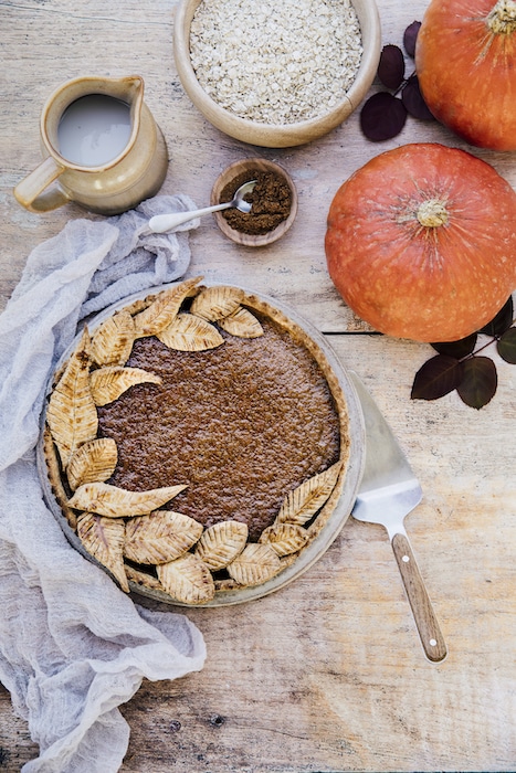 recette de Pumpkin pie au lait de noisette