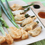 Beignets de jeunes pousses d'oignons