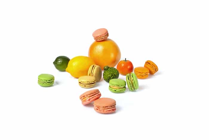 macarons aux agrumes