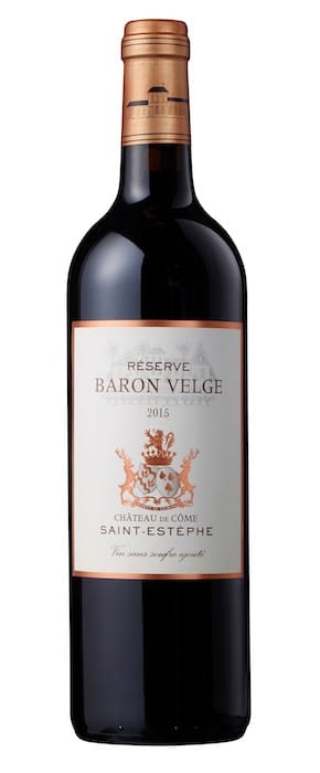 La Réserve Baron Velge 2015 Château de Côme