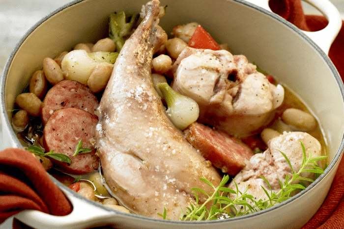 Lapin en cassoulet