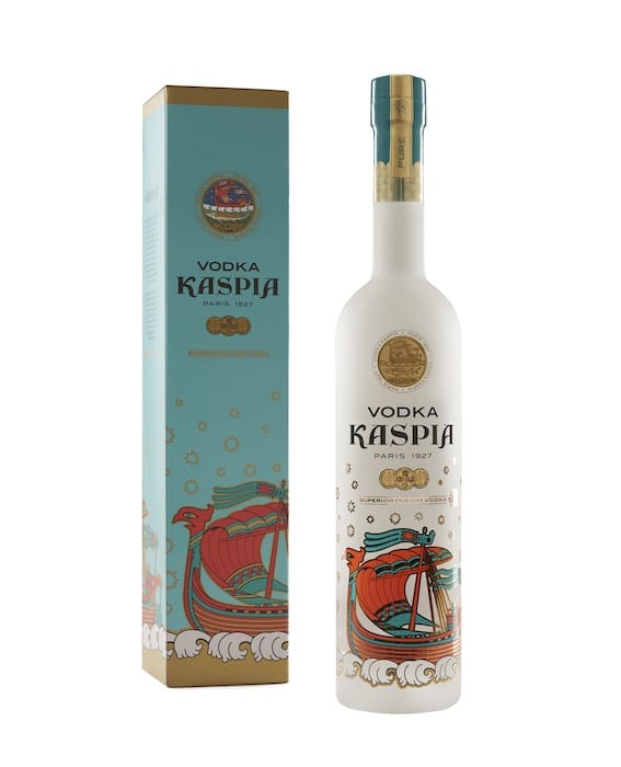 nouvelle bouteille de Vodka Kaspia