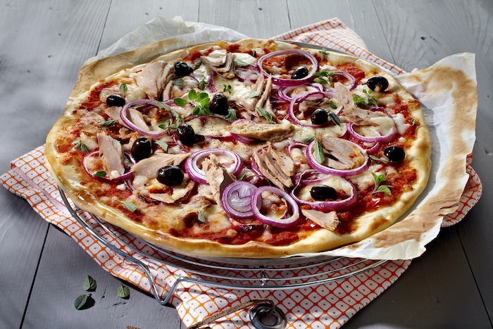 recette_de_pizza_mediterraneenne_au_thon recette de Pizza méditerranéenne au thon