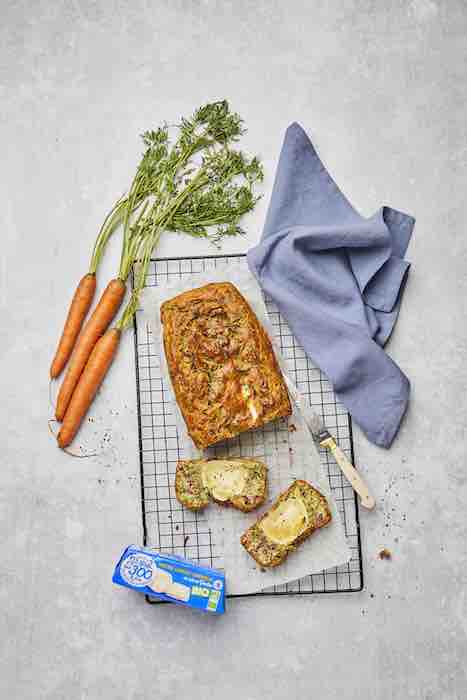 recette de Cake aux fanes de carottes