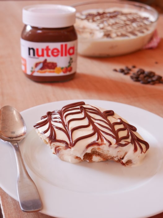recette de tiramisu au Nutella