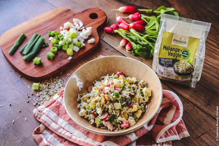 recette de Salade veggie au chanvre
