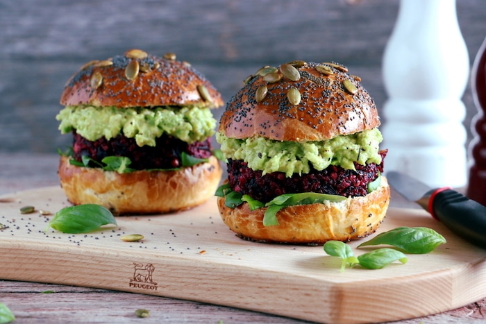 recette de Burgers veggies à la betterave