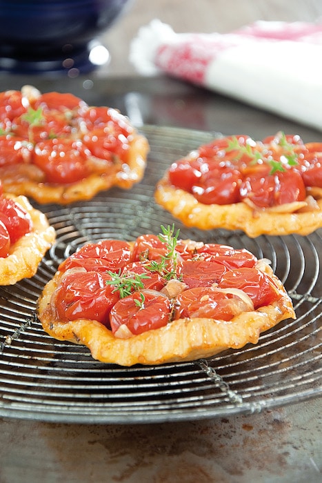 recette de Petites tatins de tomates cerises