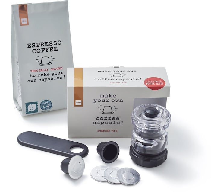 kit pour capsules de café réutilisables HEMA