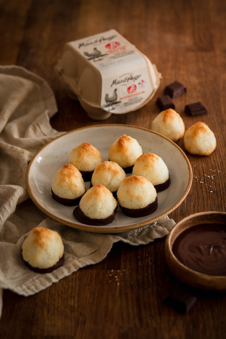 recette de Rochers coco au chocolat noir