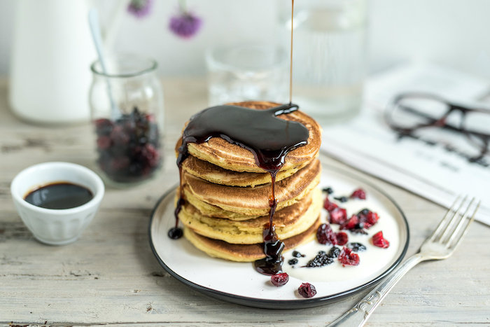 recette de Pancakes à la crème de Parmigiano Reggiano