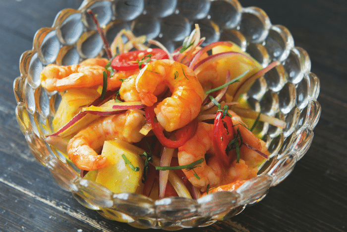 Ceviche de crevettes
