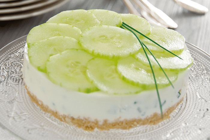 Cheesecake concombre citron