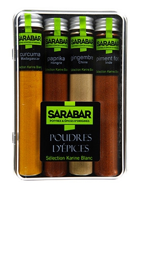 Coffret poudre d'épices Sarabar