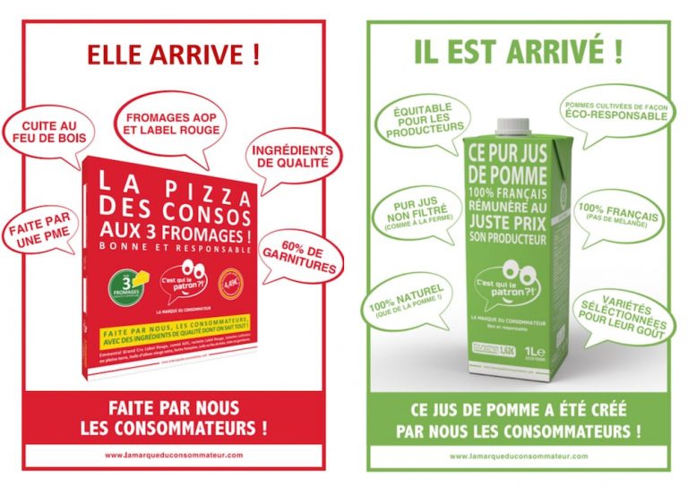 pizzas et jus de pomme C est qui le patron