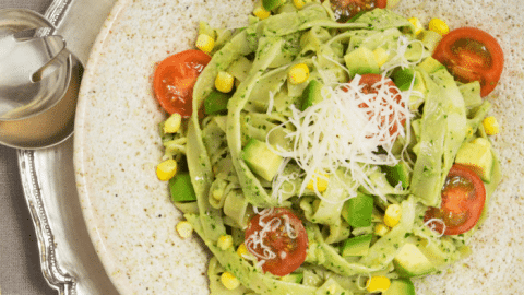 fettucine à l’avocat