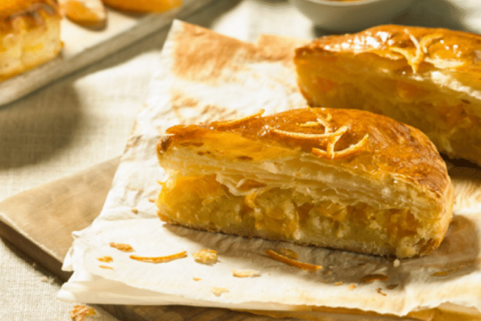 galette aux amandes et clémentines