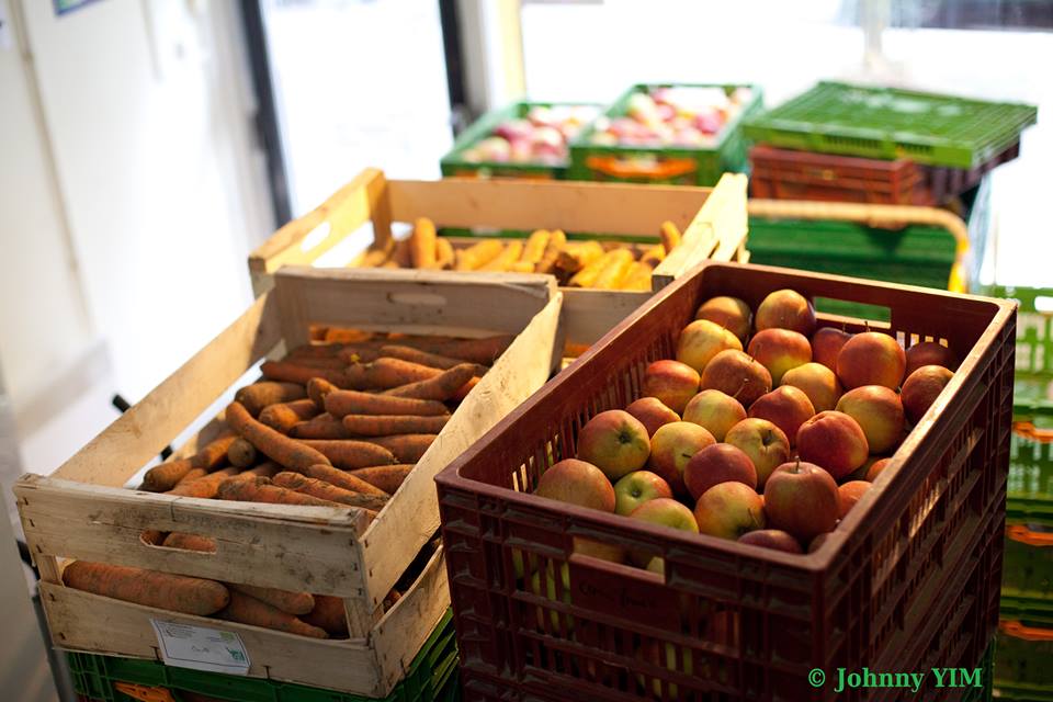 halles alimentaires bio à Paris