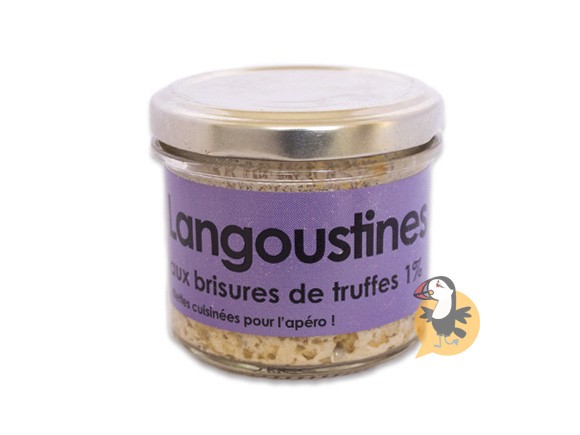 Rillettes de langoustines aux brisures de truffes