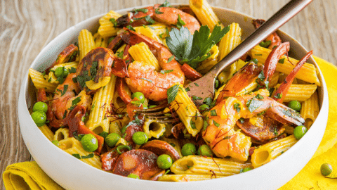 Pastasotto façon paëlla