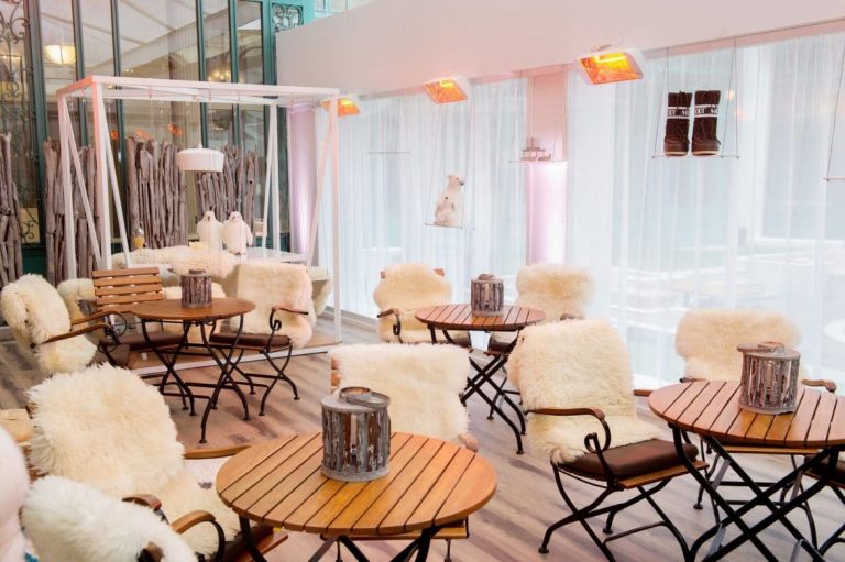 Terrasse Bulle d'hiver Westin